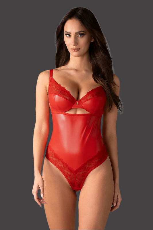 Lustrous Red Shapewear Body